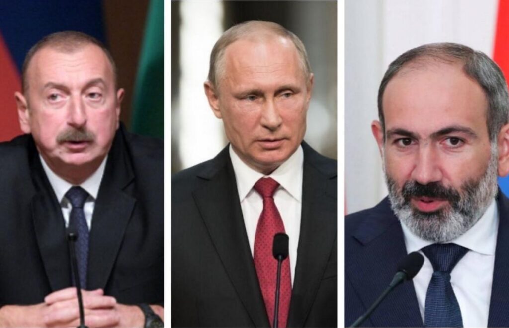 Трехсторонние переговоры президентов России, Армении и Азербайджана прошли в Сочи