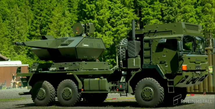 Немецкая Rheinmetall представила новую зенитную систему