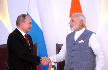 Владимир Путин прибыл на переговоры с премьер-министром Индии Нарендрой Моди