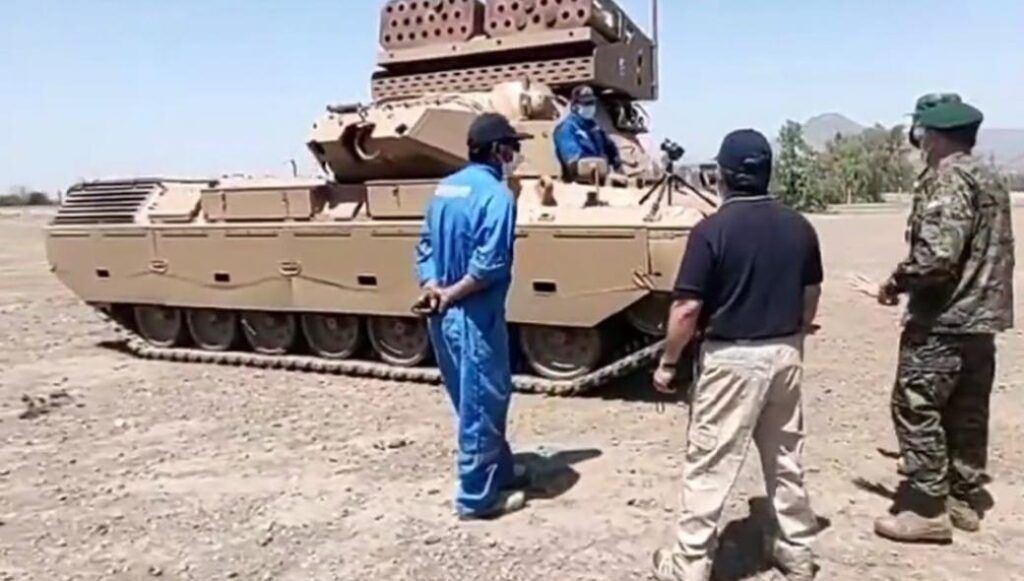В Чили модернизируют Leopard 1V в реактивные системы залпового огня