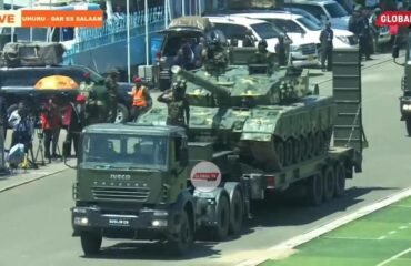 Китайские танки VT-2 приняли участие в военном параде в Танзании