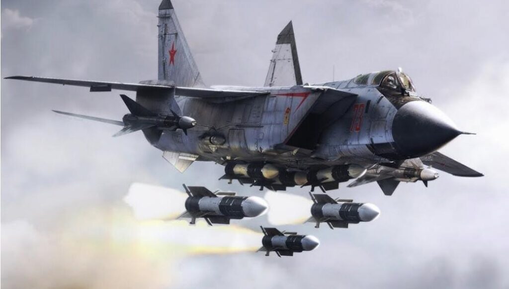 Минобороны РФ: МиГ-31К, получивший повреждения при взлете, будет отремонтирован