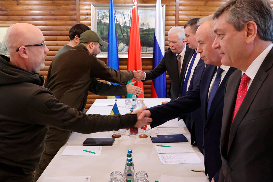 В Брестской области прошел третий раунд переговоров между Россией и Украиной