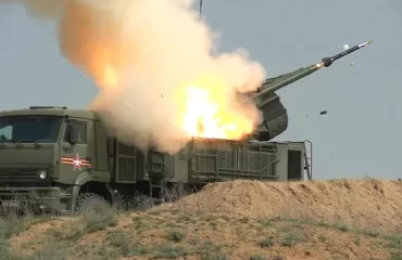 Видео работы расчета ЗРПК «Панцирь»