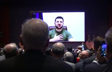 Выступая в конгрессе США Зеленский обратился к Байдену: «Мне хотелось бы, чтобы вы были лидером планеты»