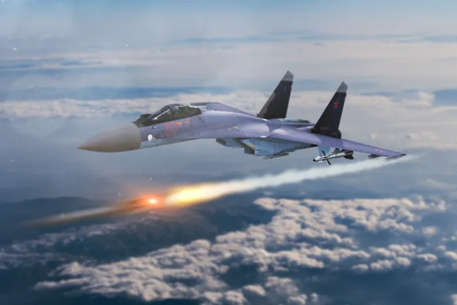 Су-25 ВКС РФ уничтожили склад боеприпасов ВСУ