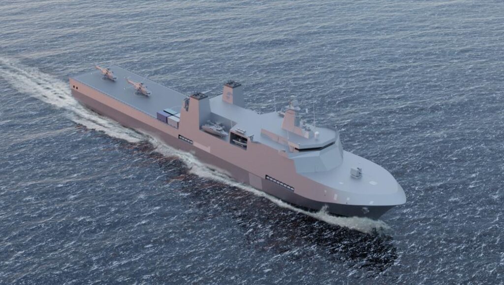 Южнокорейская компания HHI представила новое многоцелевое судно HDL-13000