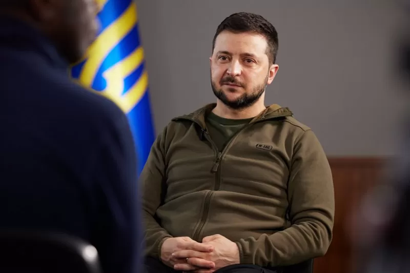 Зеленский дал интервью Би-би-си: “Этот “русский мир” – это открытая российская война и миром там, извините, и не пахнет”