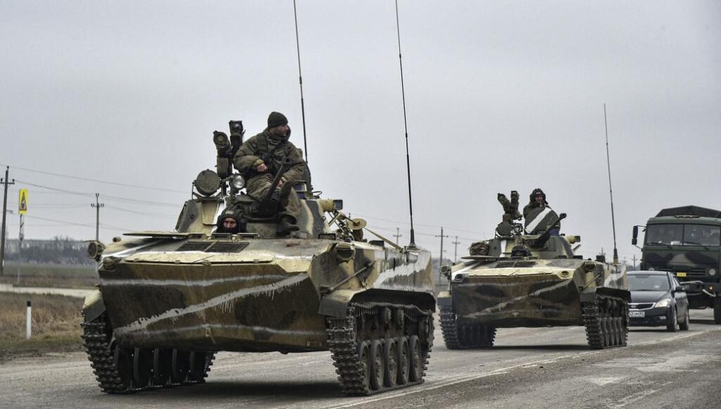 Минобороны Великобритании: «Российские войска выведены с севера Украины и переброшены на Донбасс»