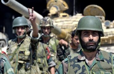 Поддержка Сирии: в небе над Идлибом появился символ «V» (видео)