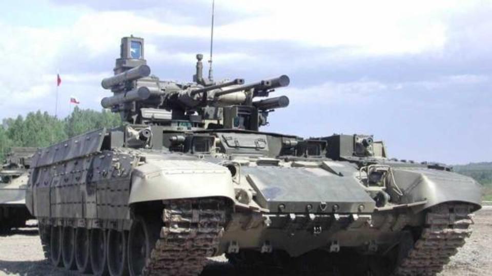 Видео: Российские “Терминаторы” в районе села Камышеваха