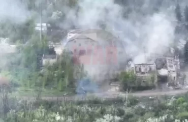 Эксклюзивные кадры с воздуха: уничтожение одного из подразделений националистов под Авдеевкой