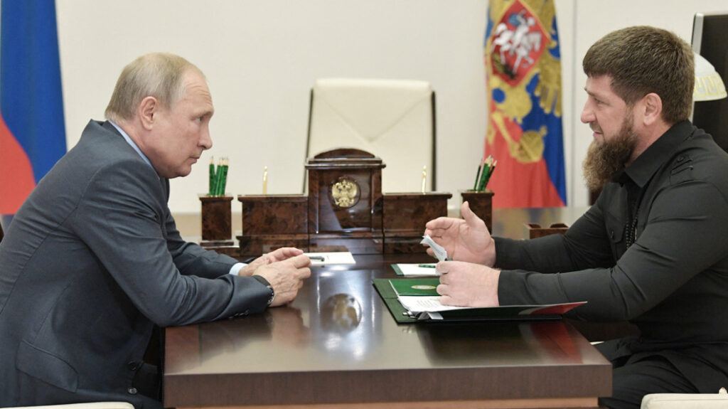 Путин встретился с Рамзаном Кадыровым в Кремле